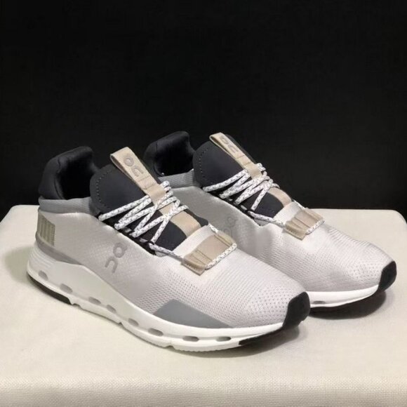 ON Running Cloudnova Women Shoes White Sand - Picture 3 of 7